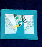 Padded case for phone, kindle etc.  Peacock bag - Image 1