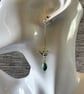 Origami crane bird earrings - Image 2