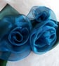  Corsage, Buttonhole, Wedding, Prom, organza - Image 1