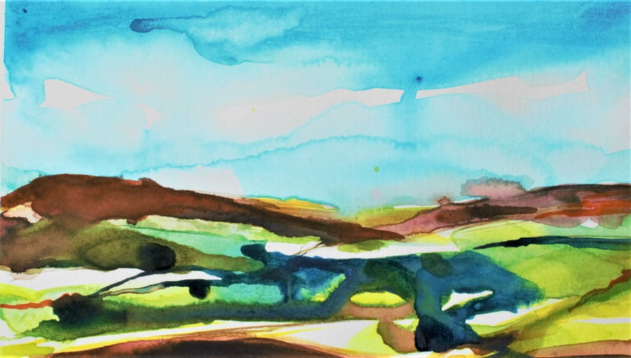 The Downs (Original Watercolour)