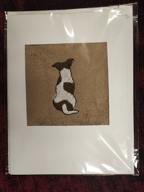 Card with Embroidery