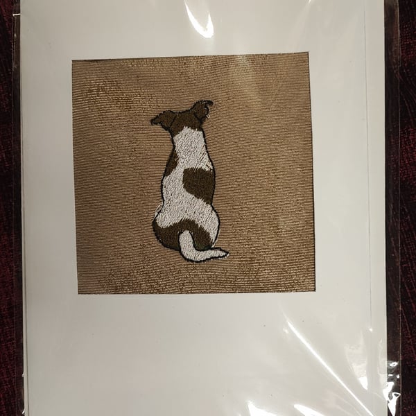 Card with Embroidery