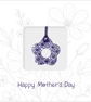 Mothers Day Ceramic Violet Card