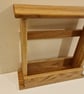Oak Sofa Side Table - Slim End Table 15cm Deep - Solid 22mm Oak
