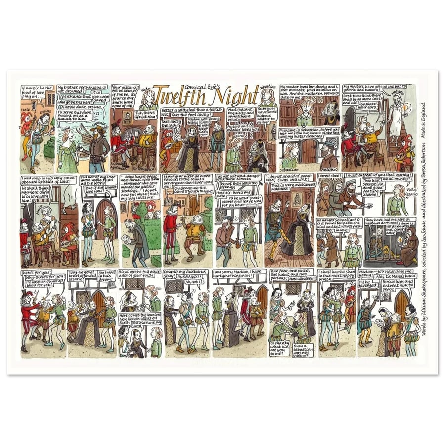 Twelfth Night A3 poster