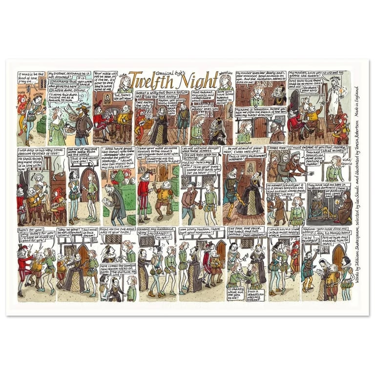 Twelfth Night A3 poster