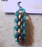 Brickwork-pattern bead earrings (customisable) - Image 1