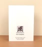 Cat Christmas Card with Black Cat Decorating Tree with Robins and Mice - A-MCC - Image 4