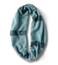 Duck Egg Infinity Scarf with Navy ticking stripe