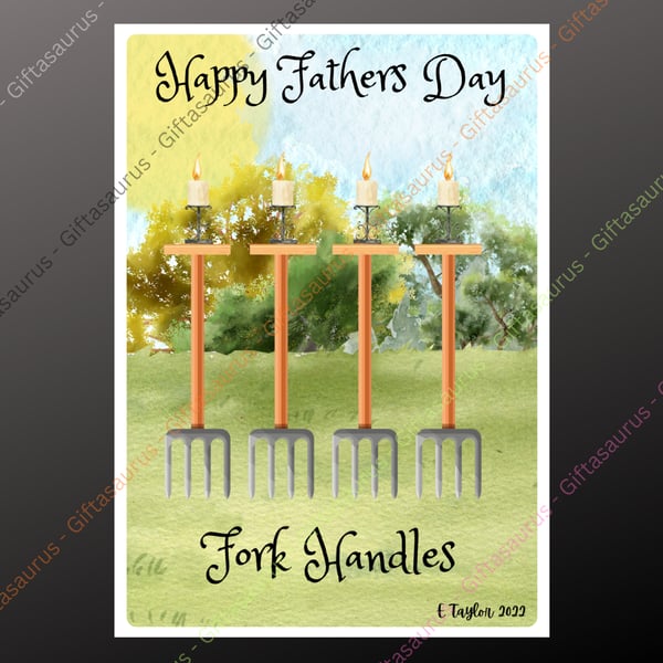 Personalised Fathers Day Card Funny Humorous Classic Comedy Two Ronnies