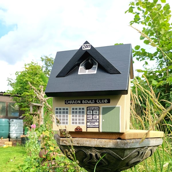 Bowls Club Personalised Bird Box