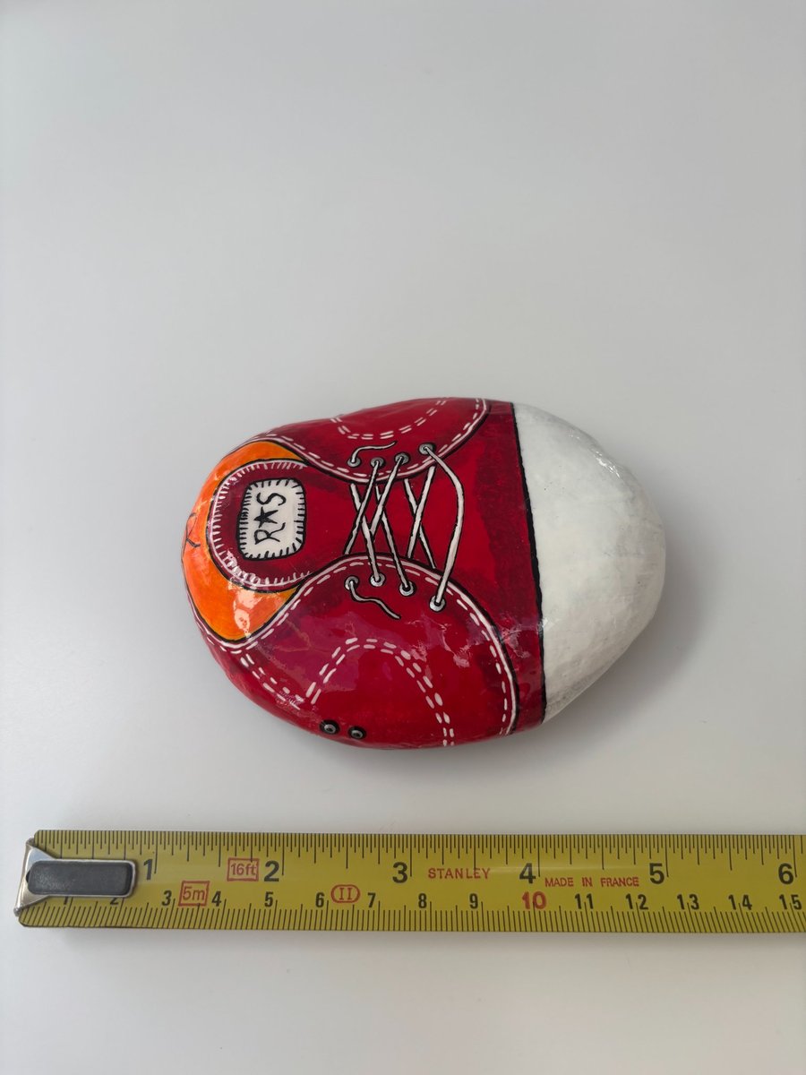 hand painted Rock sneaker.
