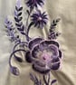 Beautiful and unusual hand embroidered poppy jacket, hand embellished. 
