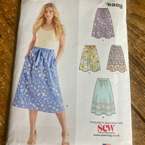 New Look Easy K6437 Skirt Pattern