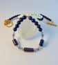 Lapis Lazuli, FW Pearl & Crystal Necklace, Birthday, Anniversary, Gifts For Her - Image 4