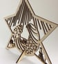 Freestanding wooden nativity cut-out - Image 2