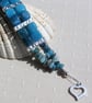 Teal Apatite Gemstone Beaded Bracelet "Catalina" - Image 6