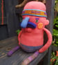 Negative Norman collectible, soft companion creature, doll plushie for adults
