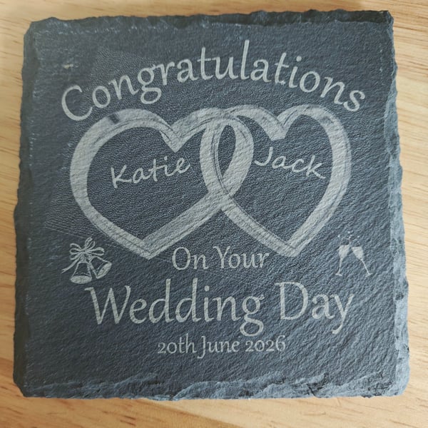 Personalised Slate Coasters