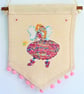Fairy Princess theme cross stitch wall hanging home decor - Image 8