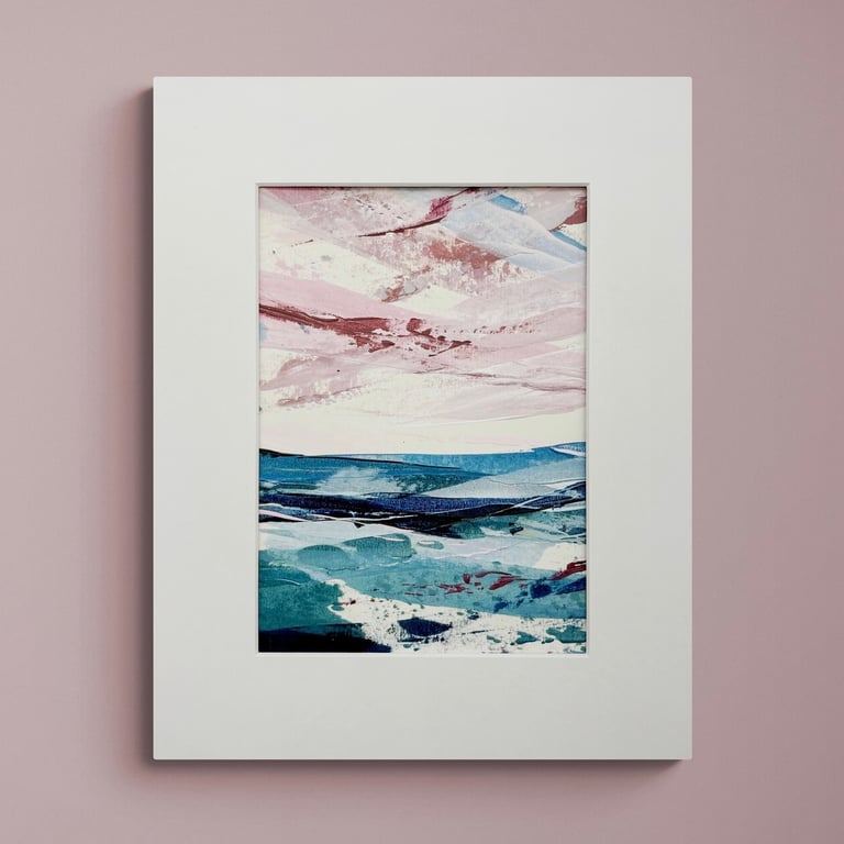 Original Seascape Painting - As the Day Drifts Away