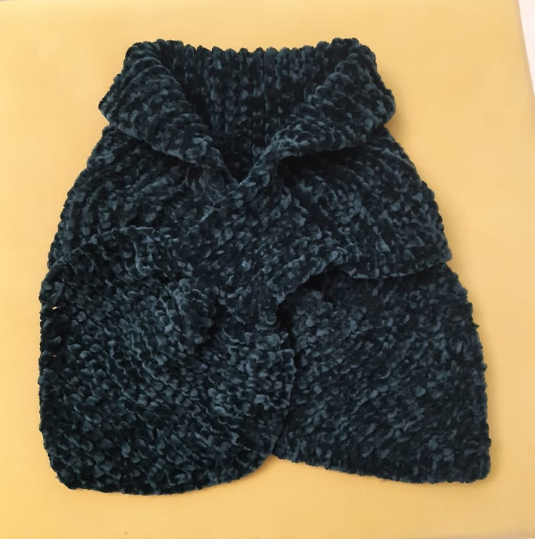 Luxury Chenille Ascot Scarf