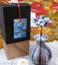 Cat in the Hat vase and Origami Flowers - Image 8