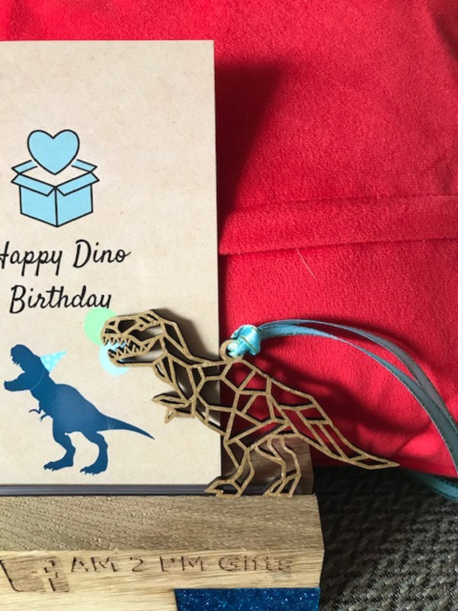 Dino Birthday Quote Postcard