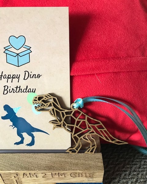 Dino Birthday Quote Postcard