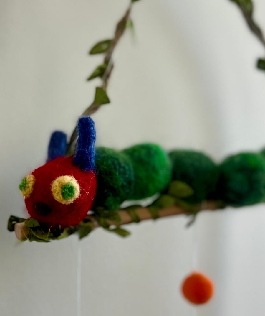 Inspired by children’s favourite book… The hungry caterpillar wall decoration 