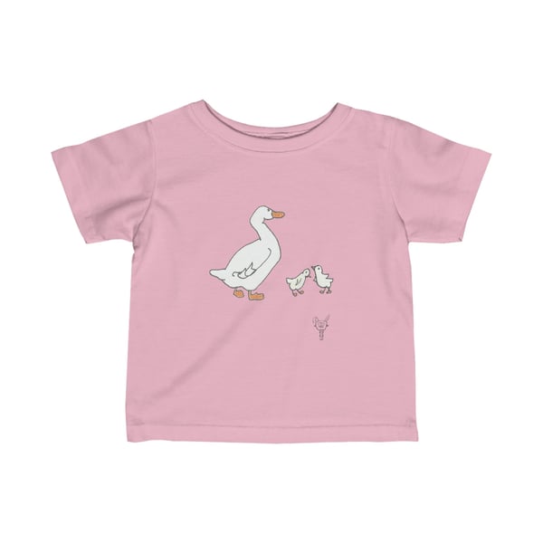 Duck and her Ducklings Farm Infant Fine Jersey Tshirt by Bikabunny
