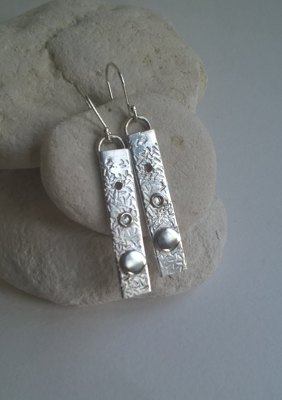 Silver Dot Earrings