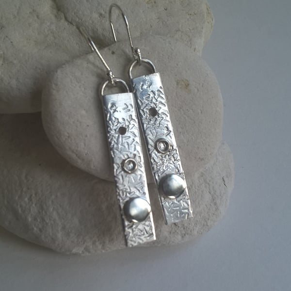 Silver Dot Earrings