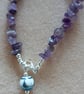 Amethyst bracelet with Buddha charm - Image 3