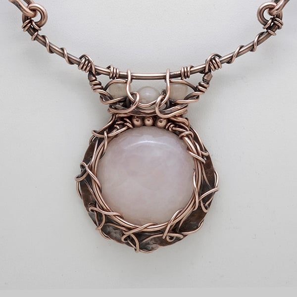 Rose Quartz Necklace (JNPCC 0009)