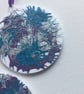  Christmas decoration. 4 Hand painted baubles. CC609.  - Image 1