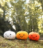 Pumpkin Pals - Needle Felt Felted Wool Autumn Fall Halloween Friends - Image 9