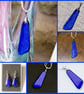 Sparkly Blue Glass Pendant - 1261 - Image 7