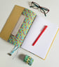 Daisy Journal or Planner, Hand Bound in Yellow Leather, Project Journal or BUJO - Image 6