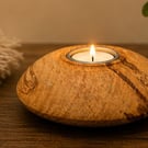 Spalted beech Tea light holder