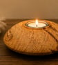 Spalted beech Tea light holder