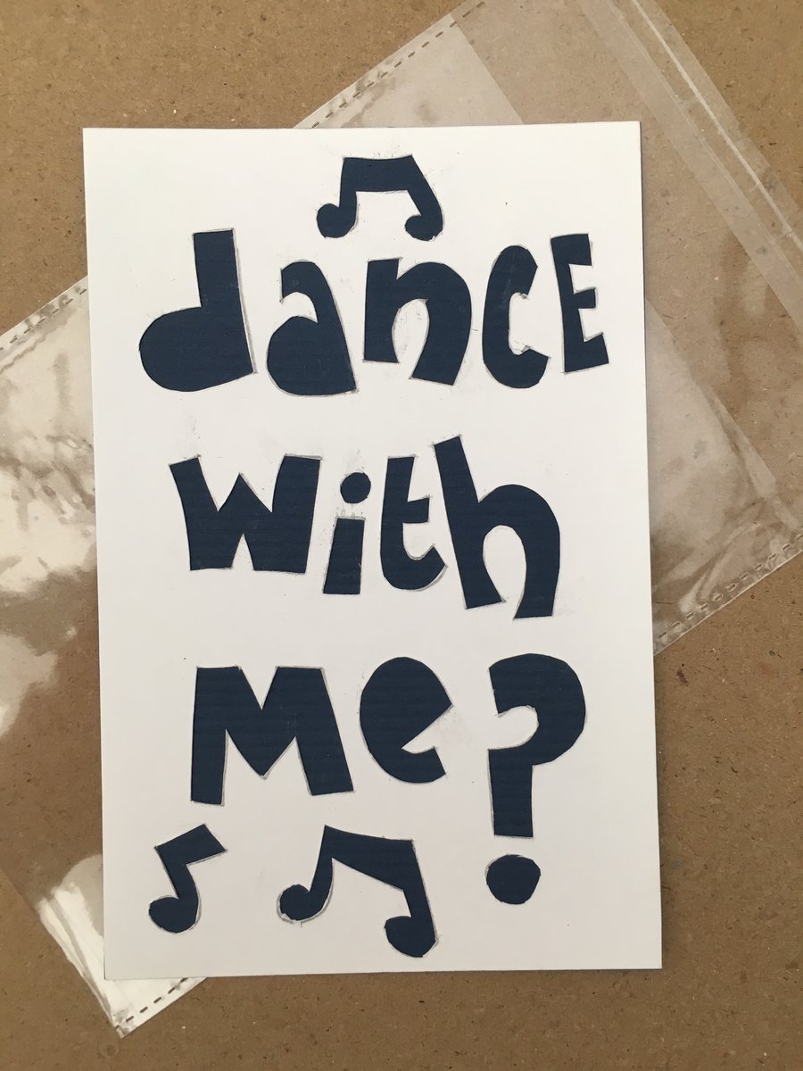 (TXT38) Handcut artwork: dance with me?
