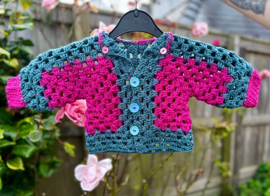 Crochet Hex Cardigan