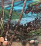 Textile-picture-seashore-coastal-seaside - Image 3