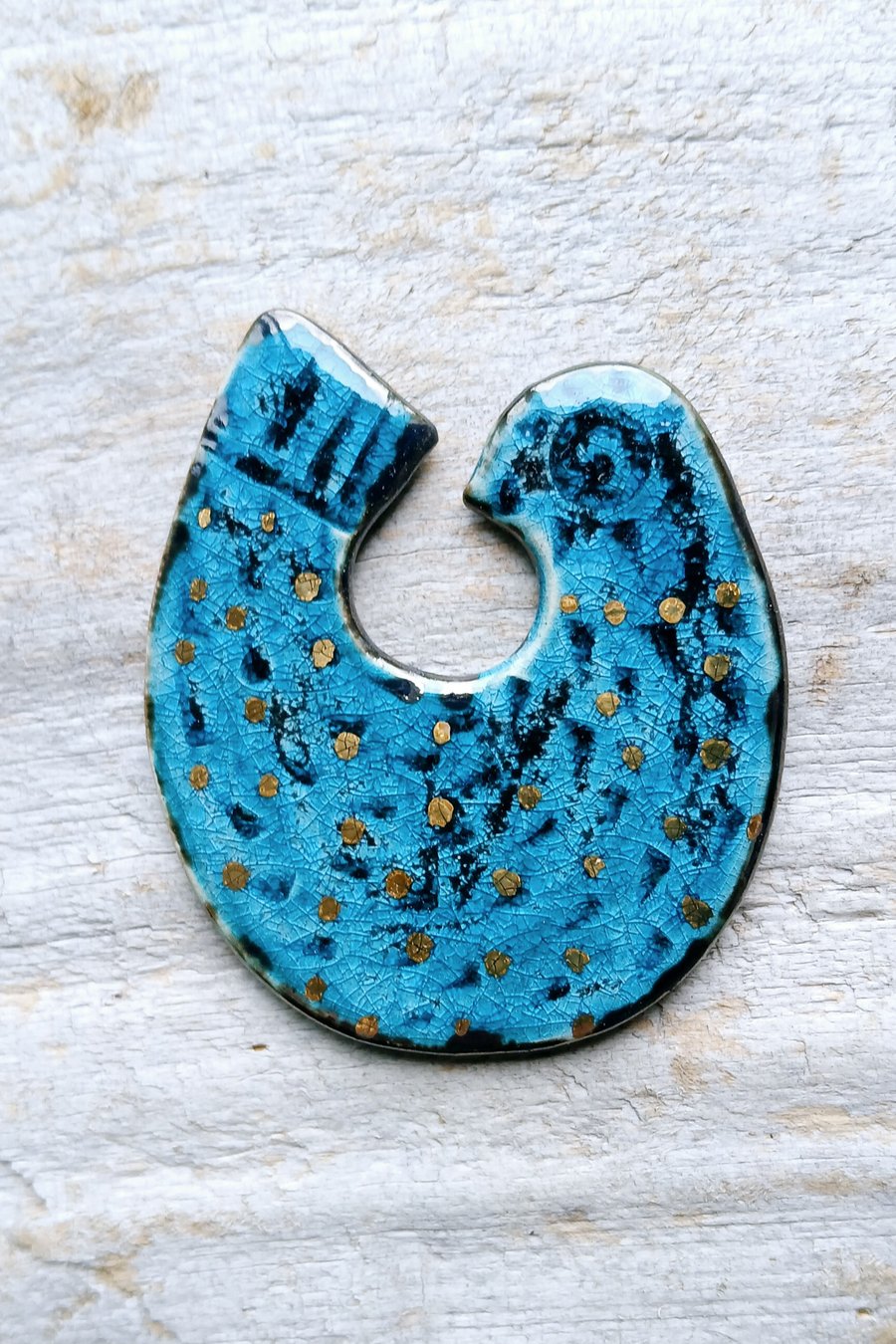 Blue Bird Brooch 