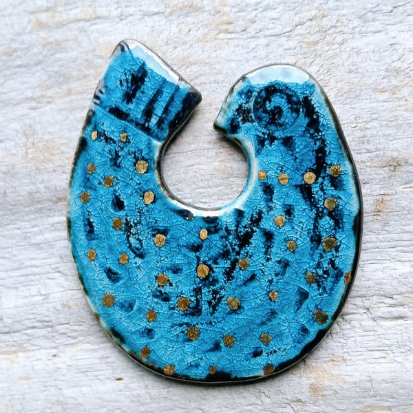 Blue Bird Brooch 