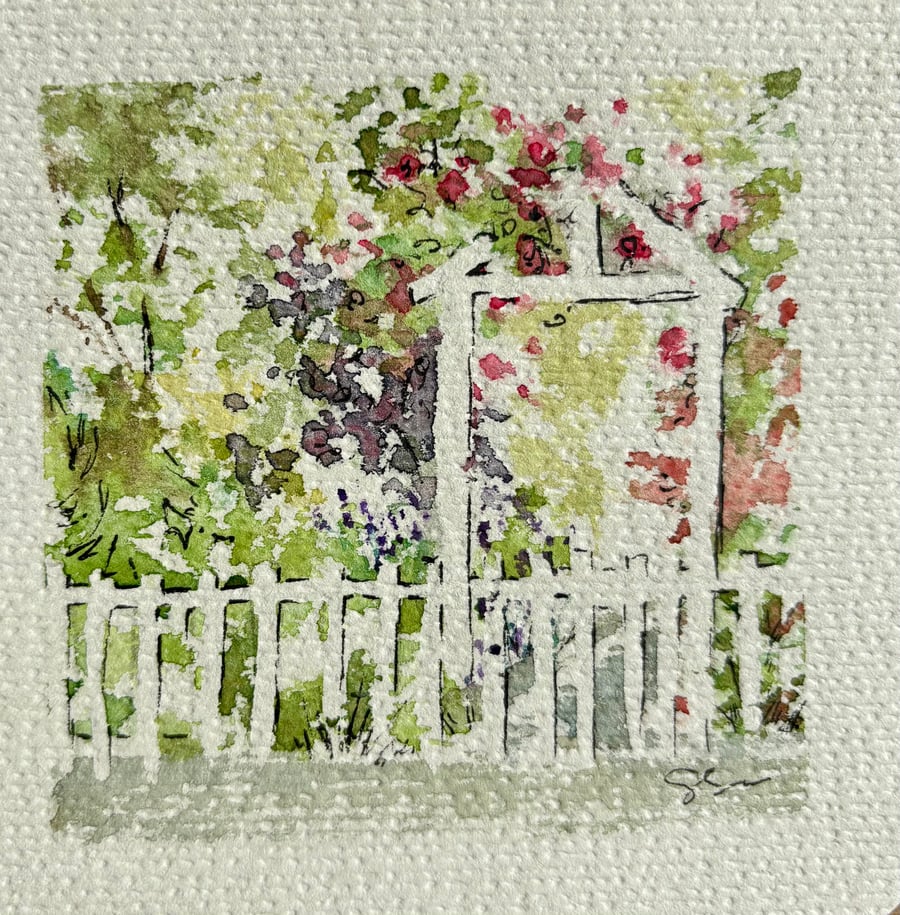 Over the garden gate 