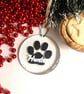 Fused Glass Personalised Dog Cat Bauble Hanging Decoration - Image 1
