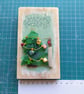 Sea Glass Robin Christmas Tree Wall Art - Handmade Festive Decoration or Gift - Image 8