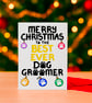 Best Ever Dog Groomer Christmas Card From Dog, Dogs Parents  - Image 2